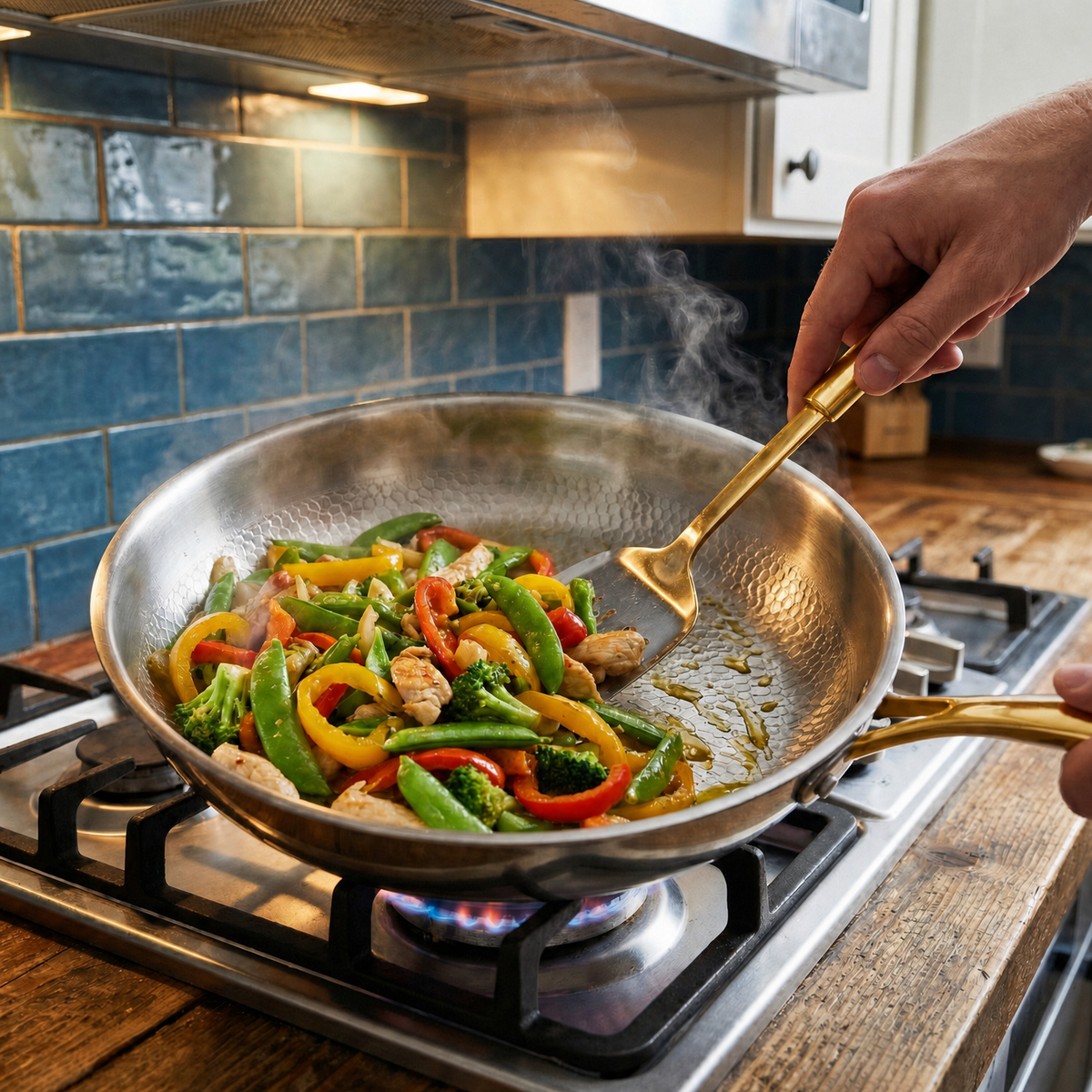 Hand-Hammered Titanium Pan Set - 3 Pieces I Limited Edition 7