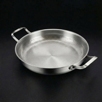 Hand-Hammered Titanium Family Set: 4 Pans & Utensils 6