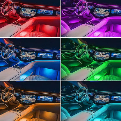 RGB inredningsbelysning för bil - GlowLine