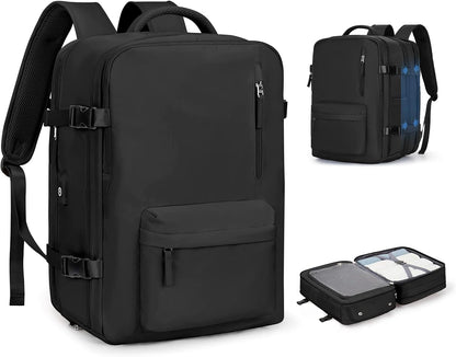 Laptopväska med flera fack och justerbar axelrem