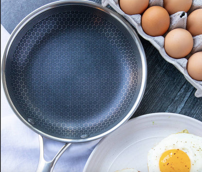 Stekpanna i rostfritt stål med non-stick pixelteknik – Novyra