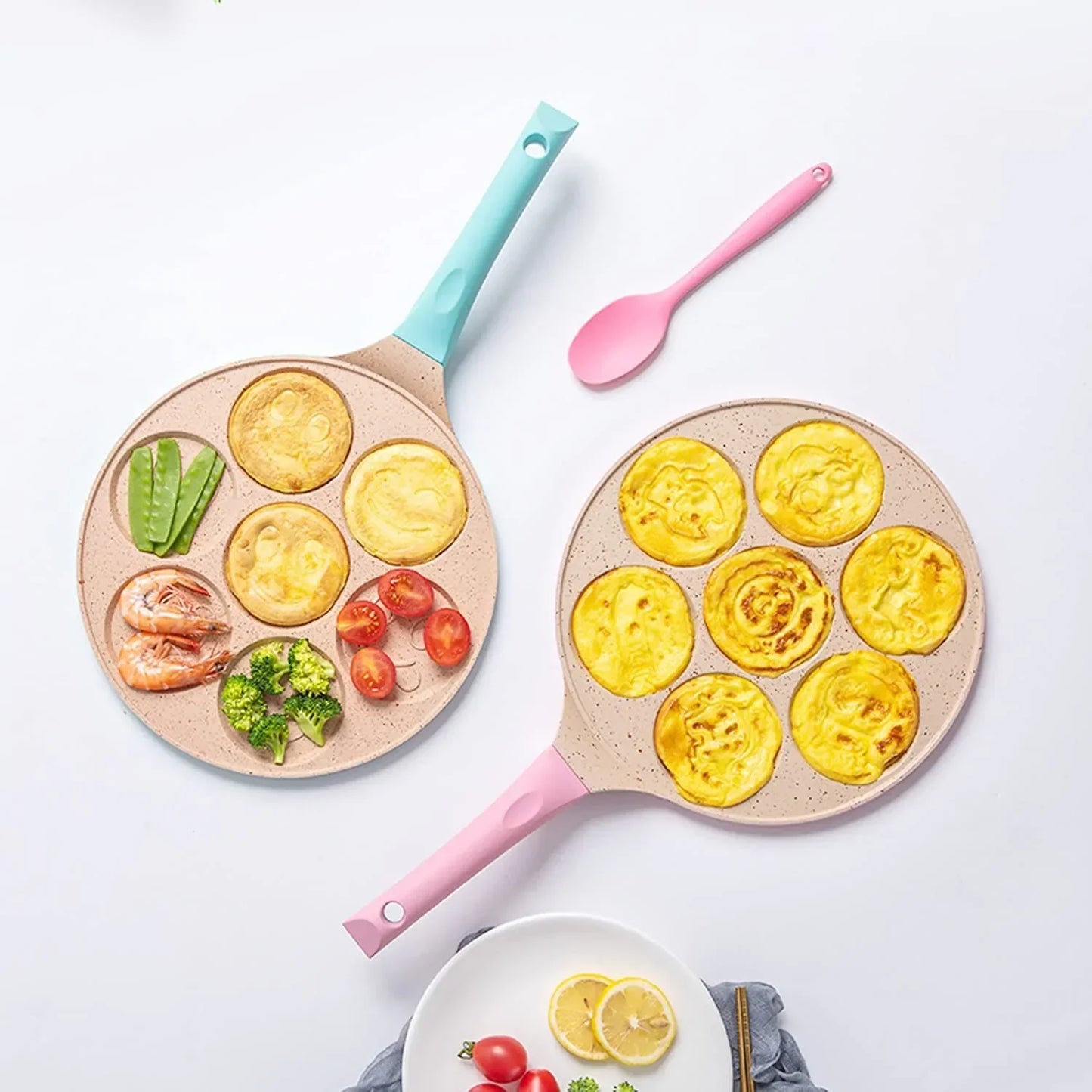 Djurmotiv-panna för barnpannkakor med non-stick beläggning – 26 cm