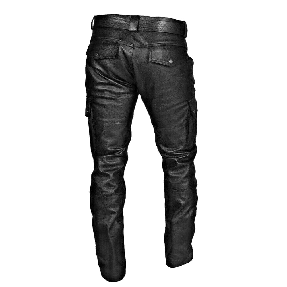 Herrarnas läderbyxor i bikerstil – RoadVance