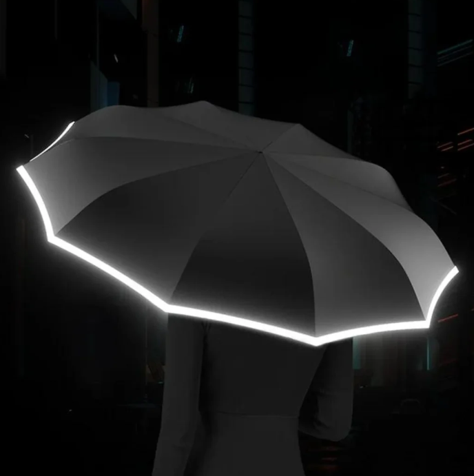 Reflekterande stormparaply – AeroGlow