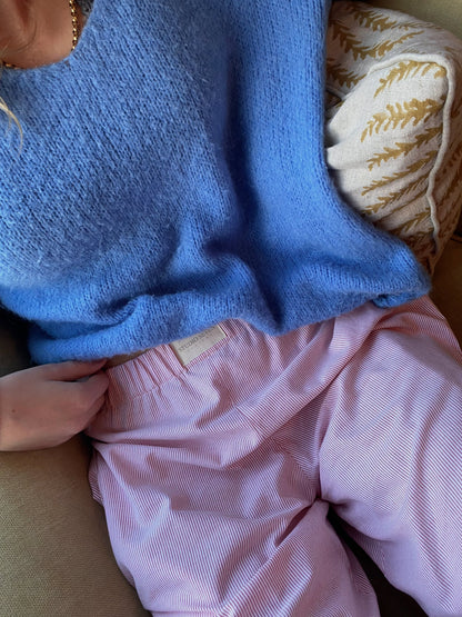 Dam-loungeshorts med randigt mönster – Elvira