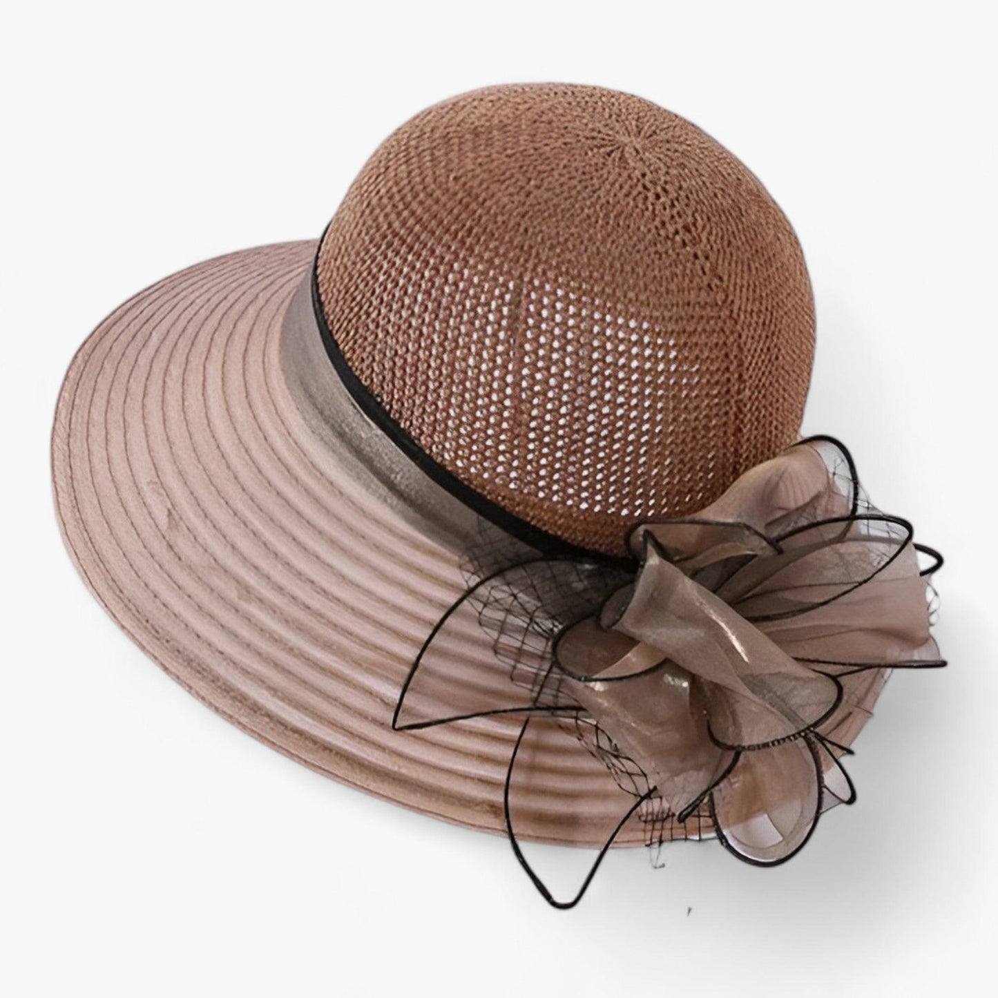 Elegant damhatt med bred brätte – Höstmagi från Bellavue