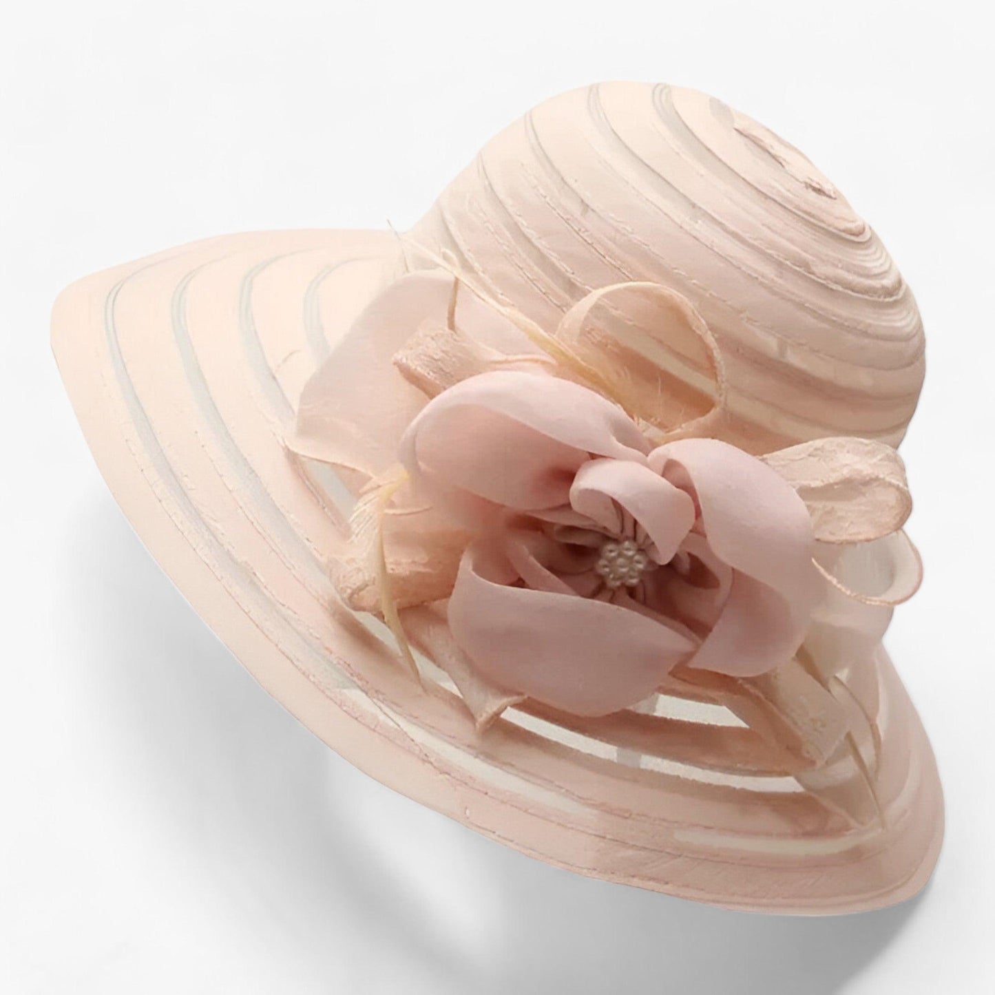 Elegant solhatt för damer i organza – Mirielle höstförtrollning