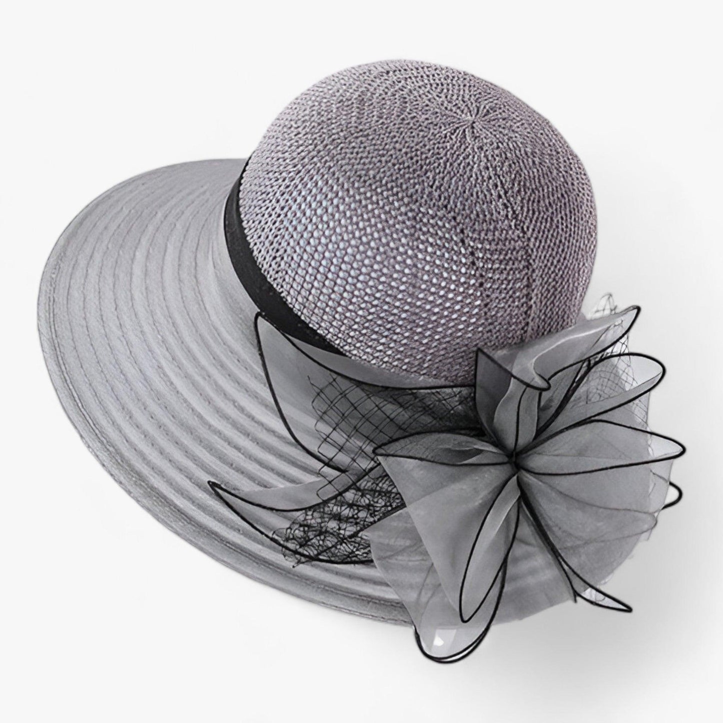 Elegant damhatt med bred brätte – Höstmagi från Bellavue