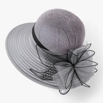 Elegant damhatt med bred brätte – Höstmagi från Bellavue