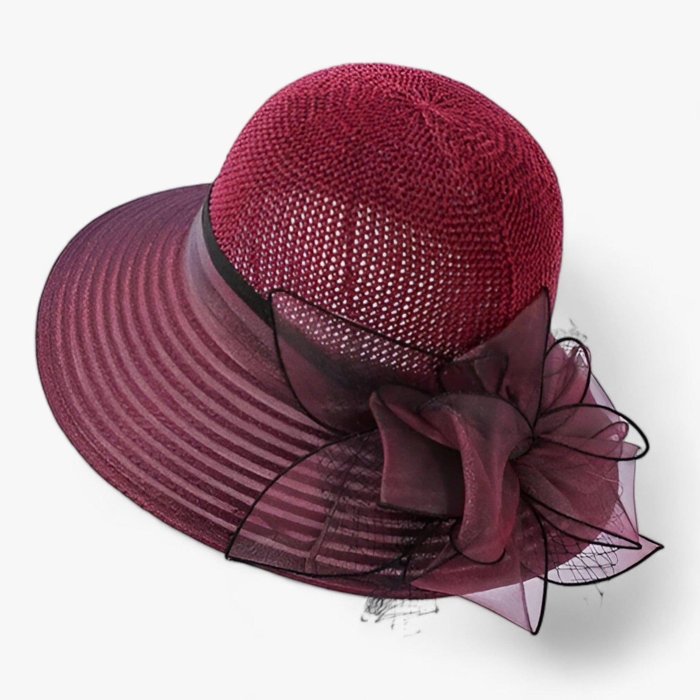 Elegant damhatt med bred brätte – Höstmagi från Bellavue