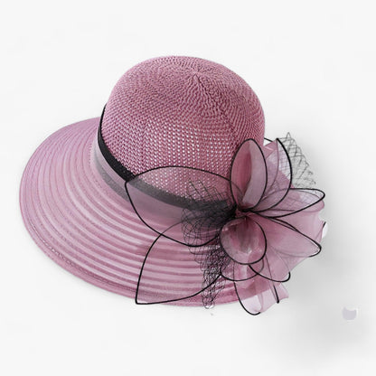 Elegant damhatt med bred brätte – Höstmagi från Bellavue