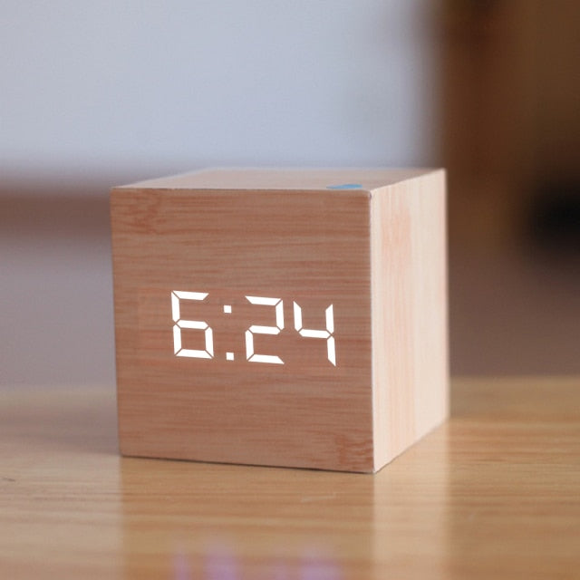 Digital LED-väckarklocka – CubeGlow