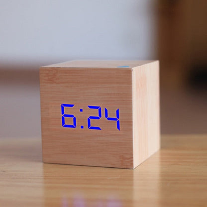 Digital LED-väckarklocka – CubeGlow
