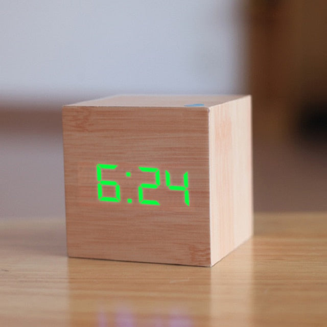 Digital LED-väckarklocka – CubeGlow