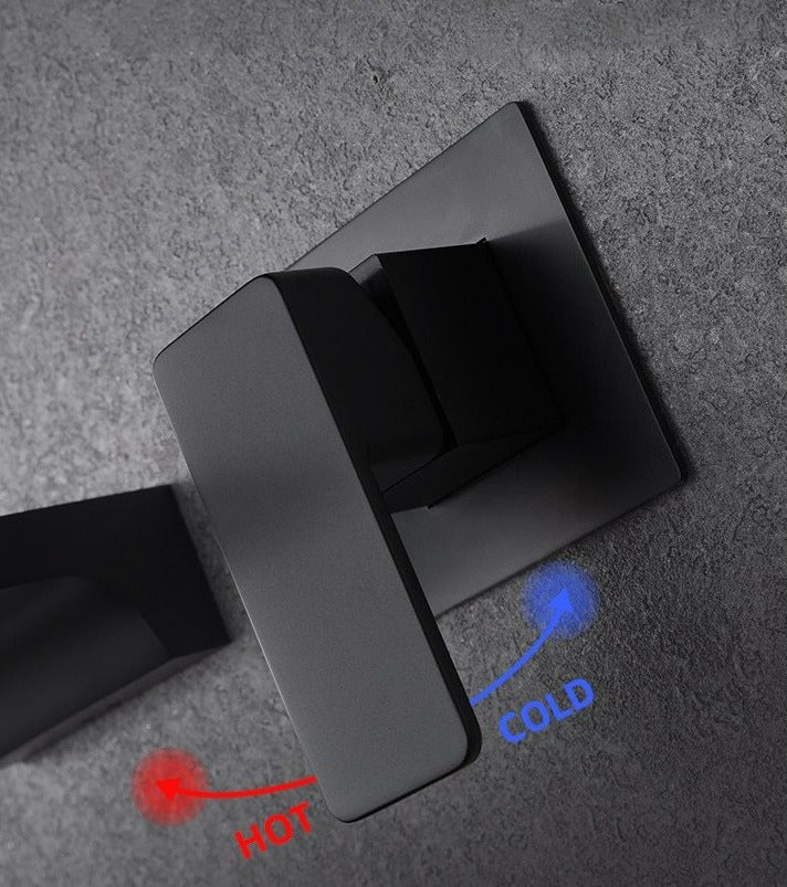 Sensor väggkran med vattenfallutlopp – Fluxis