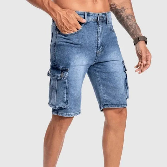 Herr Denim Cargo-shorts – Sommarkläder