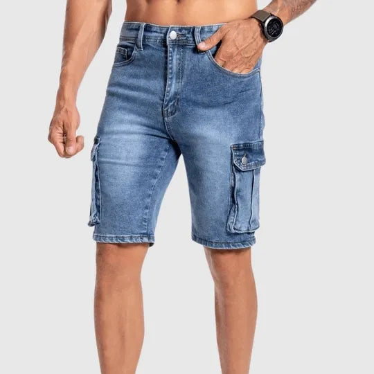 Herr Denim Cargo-shorts – Sommarkläder
