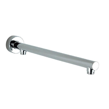Wandmontierter Duscharm aus Edelstahl, silber, für Regenduschkopf, modernes Badzubehör.