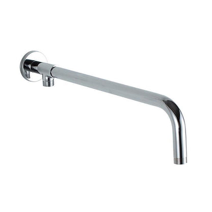 Wandmontierter Duscharm aus Edelstahl, silber, für Regenduschkopf, modernes Badzubehör.