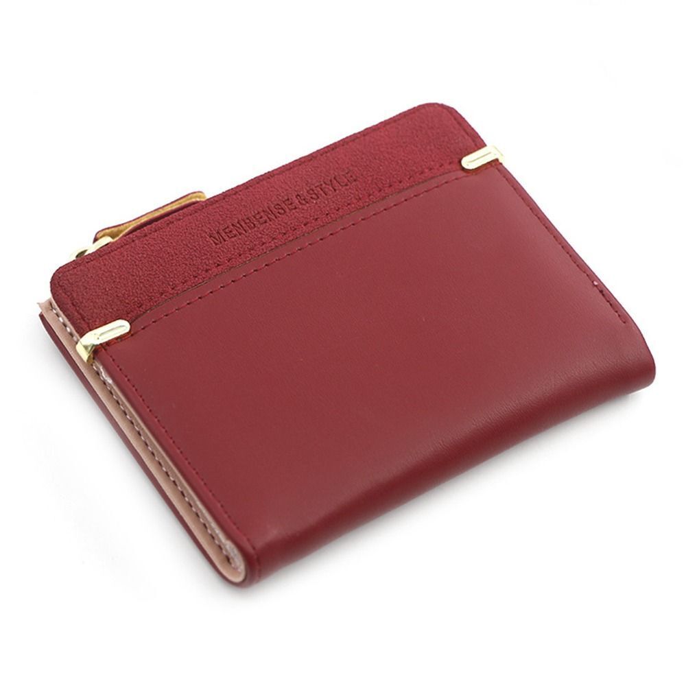 Rote Leder-Geldbörse, minimalistisches Design, Herren-Accessoire, hochwertig, elegant.