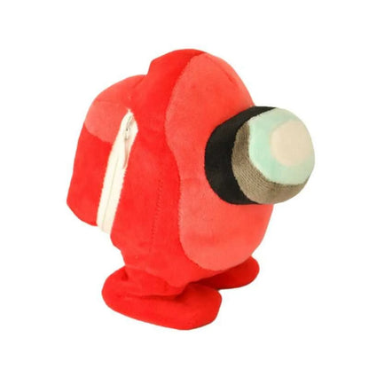 Rotes Among Us Plüschtier, weiches Spielzeug, Geschenkidee, Kinderzimmer-Dekoration.
