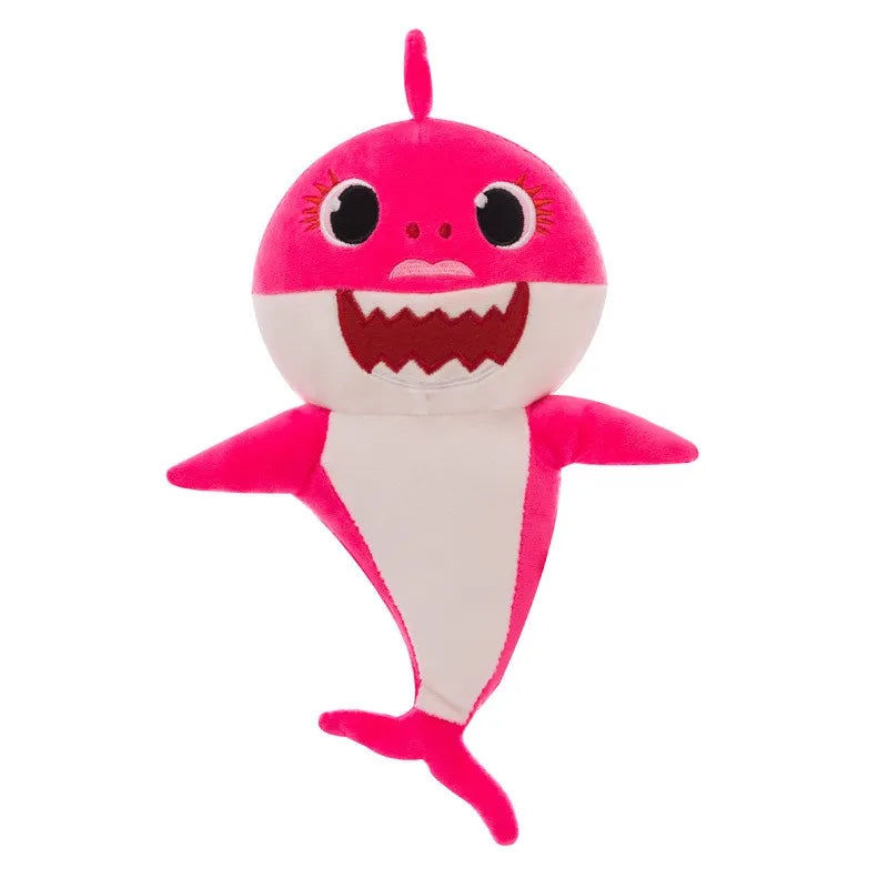 Rosa Plüschhai Spielzeug, Kinder Kuscheltier, weiches Material, Geschenkidee, Babyhai Design