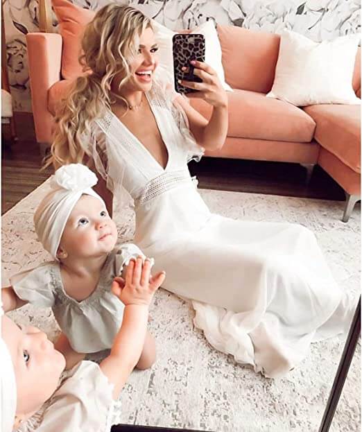 Mjuk baby turbanhatt med volangdetalj – Höstmagisk MysGlans (1+1 Gratis)