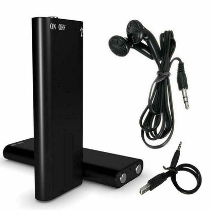 Mini-diktafon med 8GB lagringsutrymme och U-diskfunktion – Vokaro