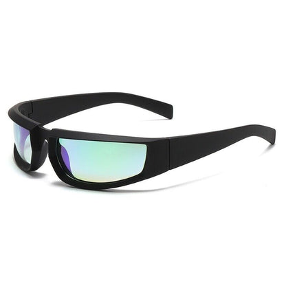Schwarze 3D-Brille mit polarisierten Gläsern, ideal für Heimkino und Gaming.
