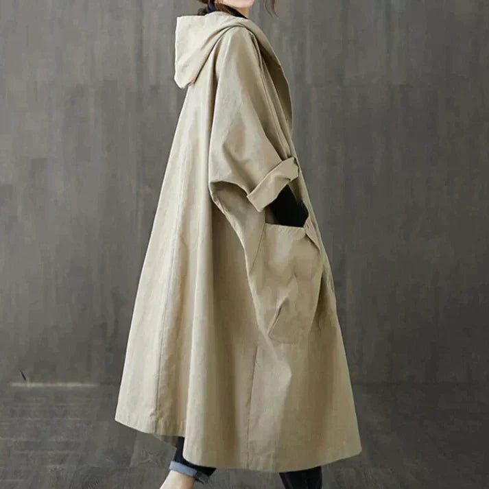 Trendigt oversized trenchcoat för dam - Maren höstutgåva