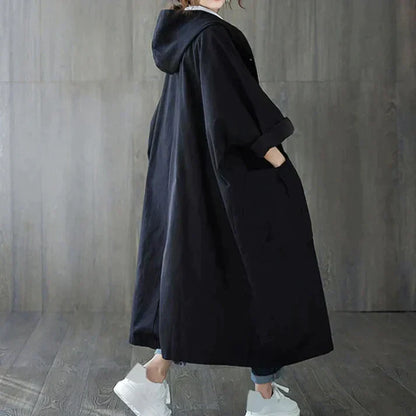 Trendigt oversized trenchcoat för dam - Maren höstutgåva