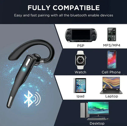 Trådlöst Bluetooth 5.1-headset med dualmikrofon - RoadMic Pro