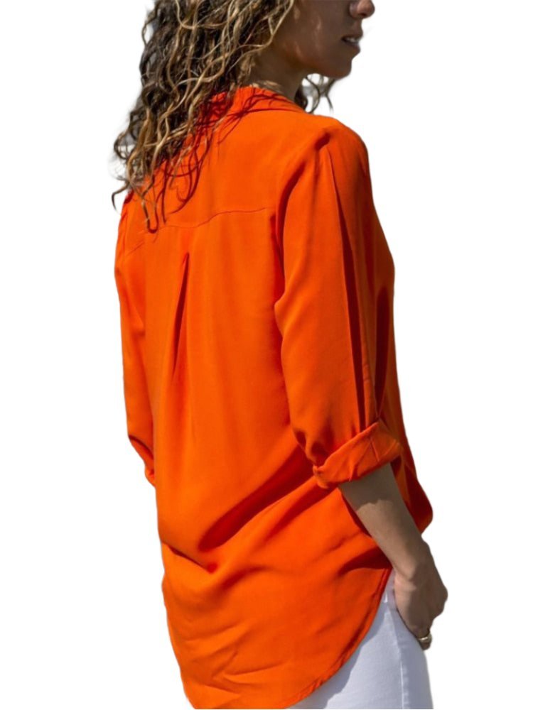 Höstlig damblus med tidlös stil - Mira