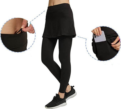 Höstliga rockleggings med praktiska sidofickor – Mireille