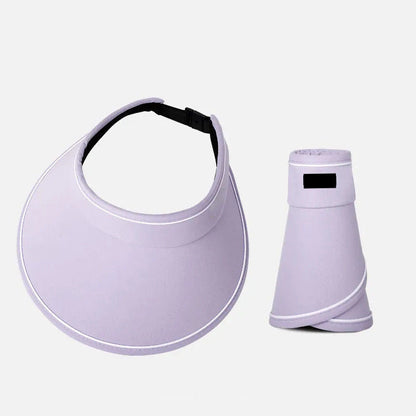 Trendig rullande solhatt med extra skydd – FoldSun Pro