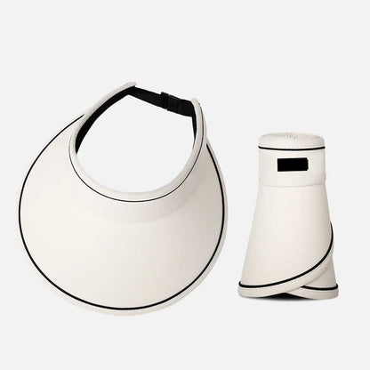 Trendig rullande solhatt med extra skydd – FoldSun Pro
