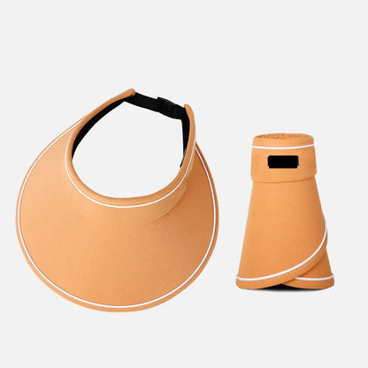 Trendig rullande solhatt med extra skydd – FoldSun Pro