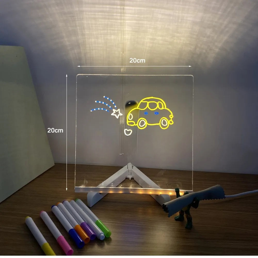 Skärmfri LED-teckningsbräda för kreativa barn - LumoPad