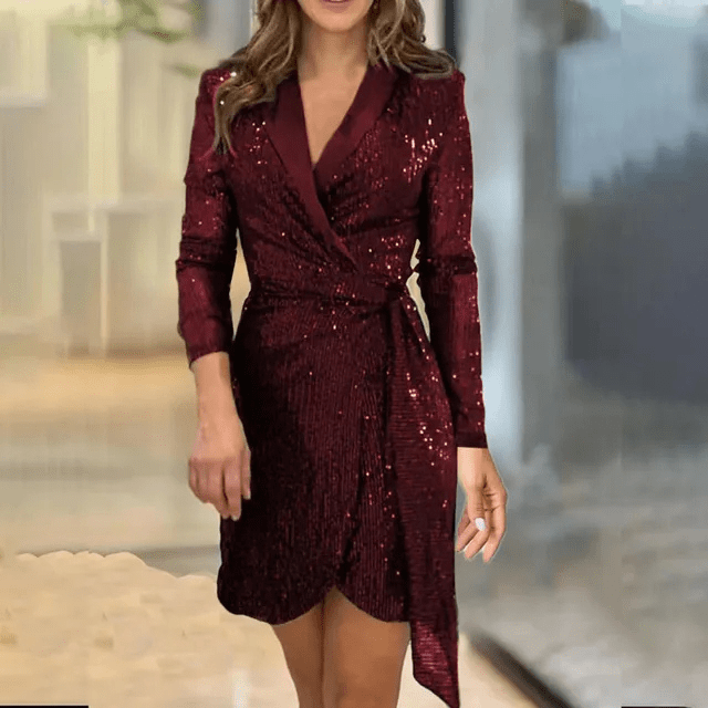 Höstlig Chic Blazer-Klänning för den moderna kvinnan - Élise