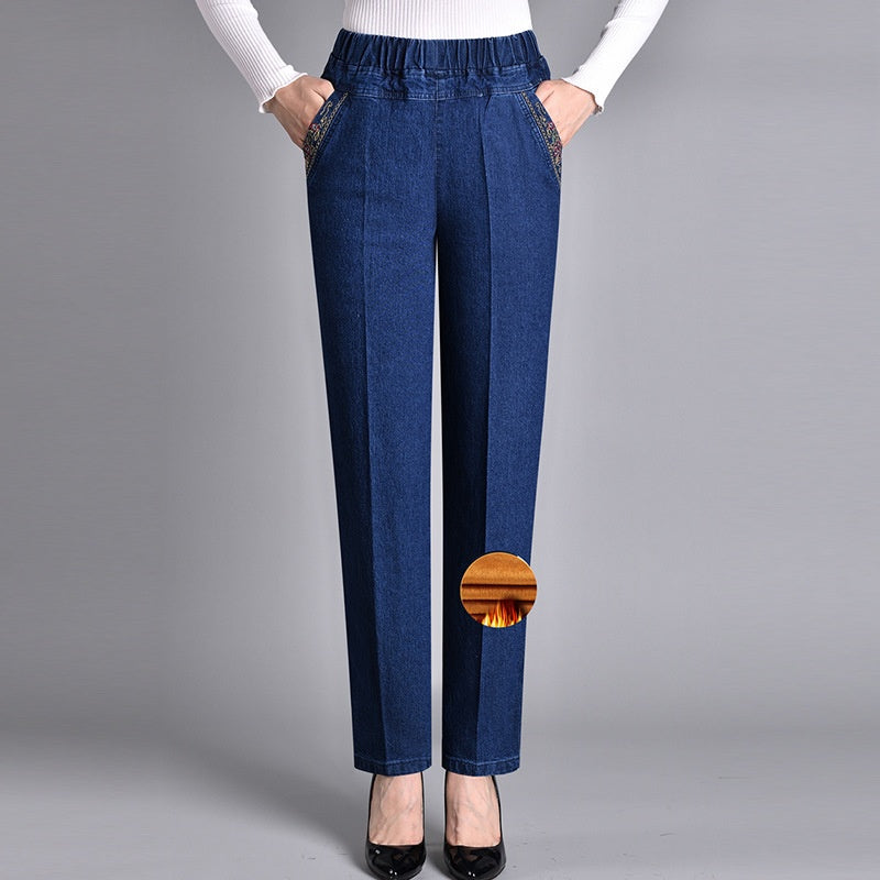 Push-up Jeans - Ella med varmt foder och perfekt passform!