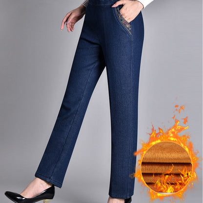 Push-up Jeans - Ella med varmt foder och perfekt passform!