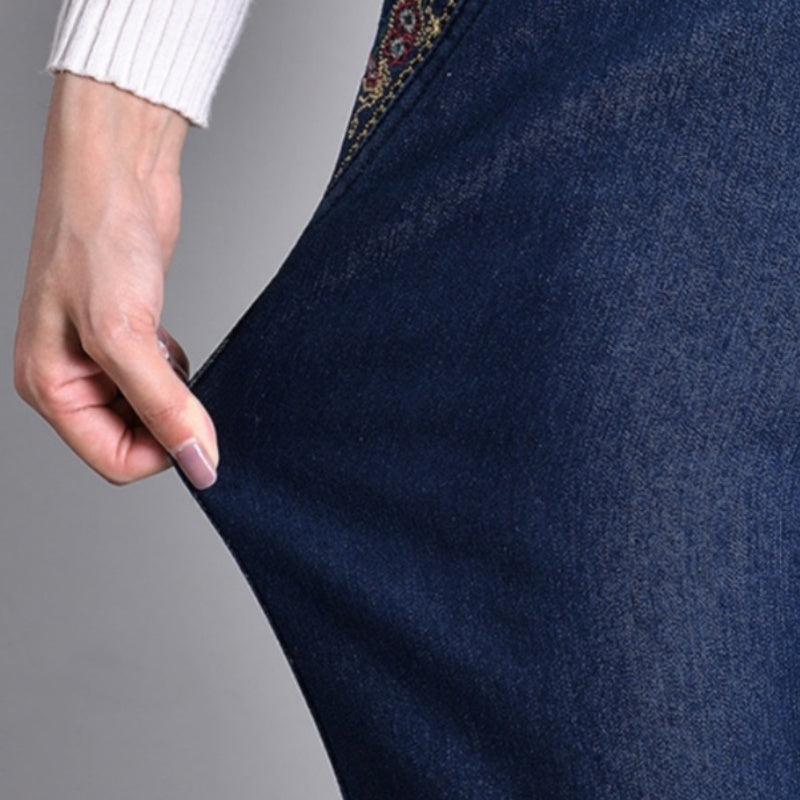 Push-up Jeans - Ella med varmt foder och perfekt passform!