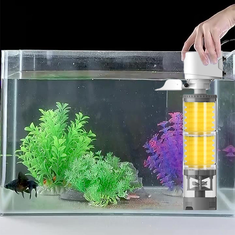 Tyst elektrisk akvariefilter – AquaSilence