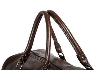 Läderresväska med stor kapacitet – lätt och slitstarkt handbagage