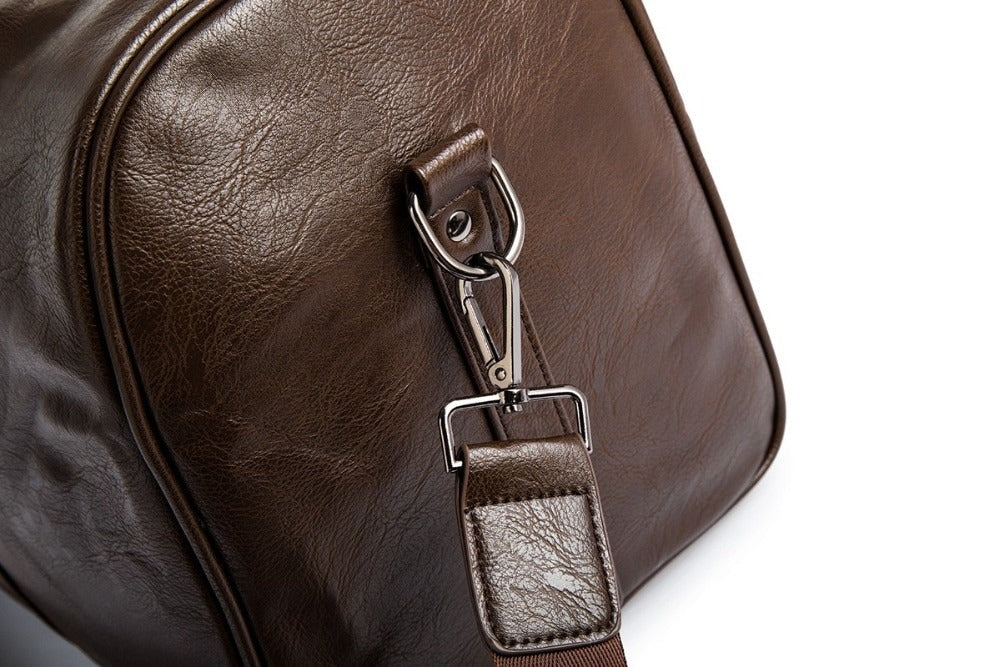 Läderresväska med stor kapacitet – lätt och slitstarkt handbagage