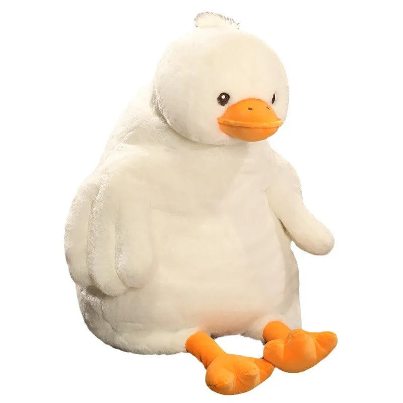 Plüschente, weiß, schwer, Kuscheltier, Ente, Kinder, beruhigend, Geschenk, Spielzeug, weich