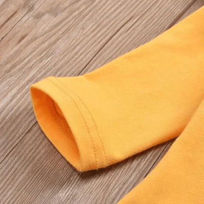 2-delad babyoutfit med solrosmönster – SolLeende