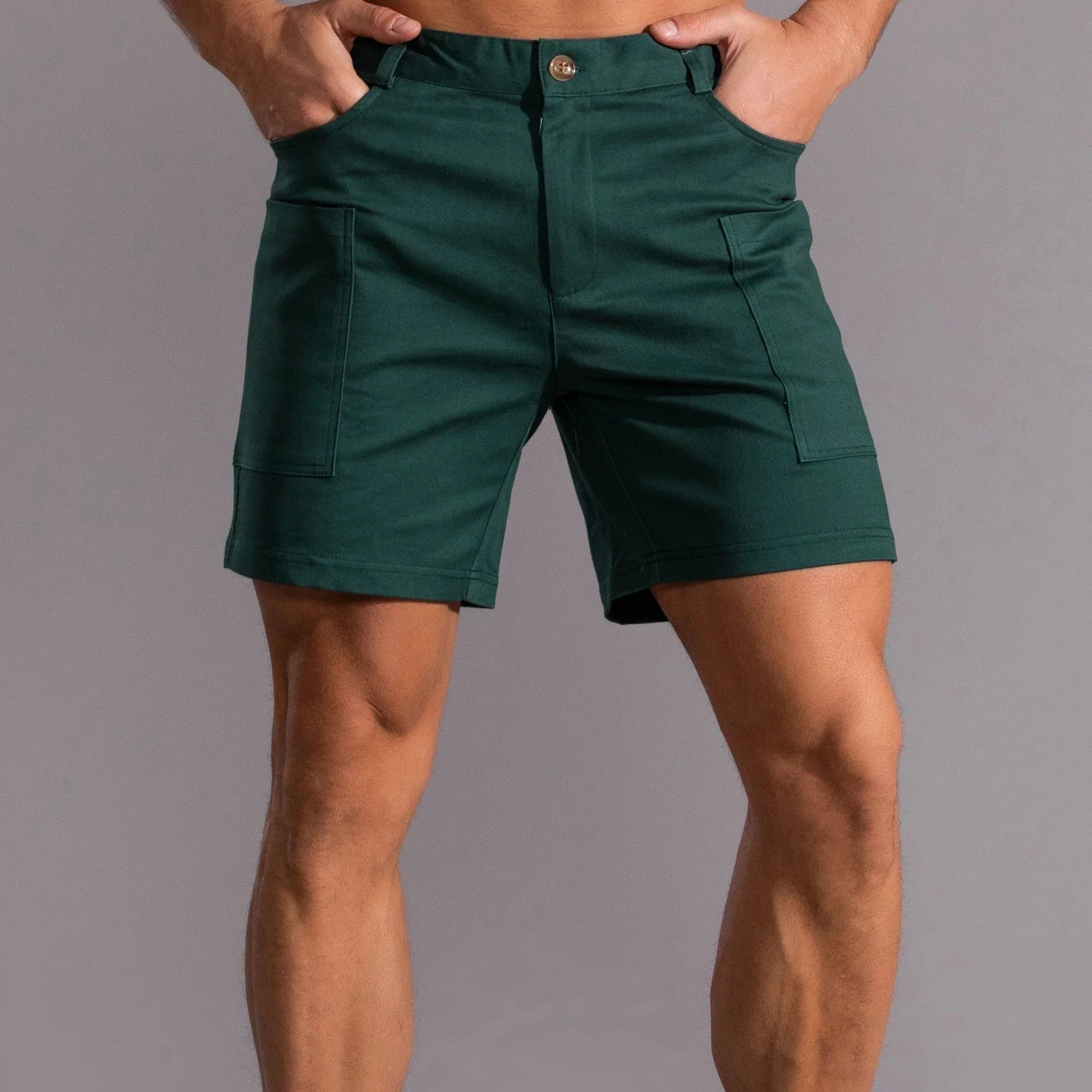 Herrar Utility-shorts i stretchbomullsmix – Finn