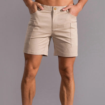 Herrar Utility-shorts i stretchbomullsmix – Finn