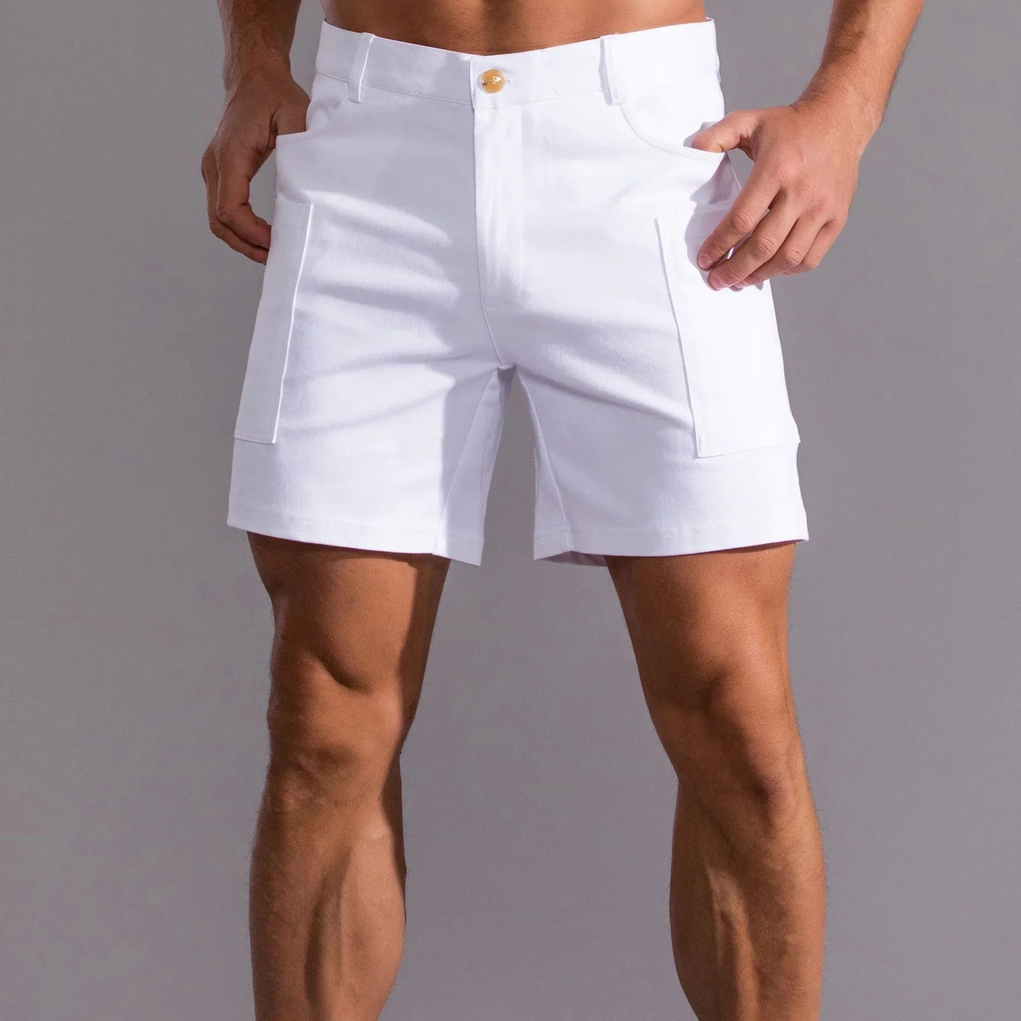 Herrar Utility-shorts i stretchbomullsmix – Finn